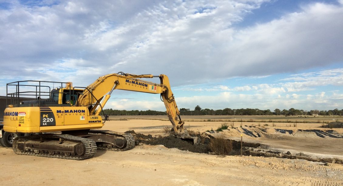 McMahon Drilling mud sump remediation